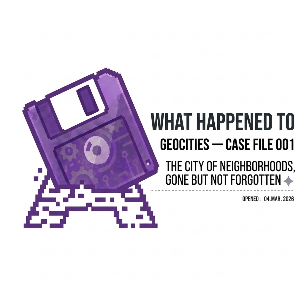 What Happened To: GeoCities — Case File 001